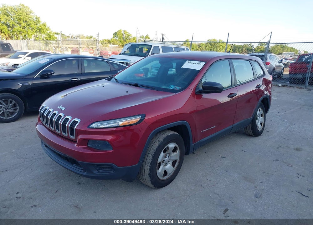 2014 JEEP CHEROKEE SPORT VIN: 1C4PJMAB0EW141724