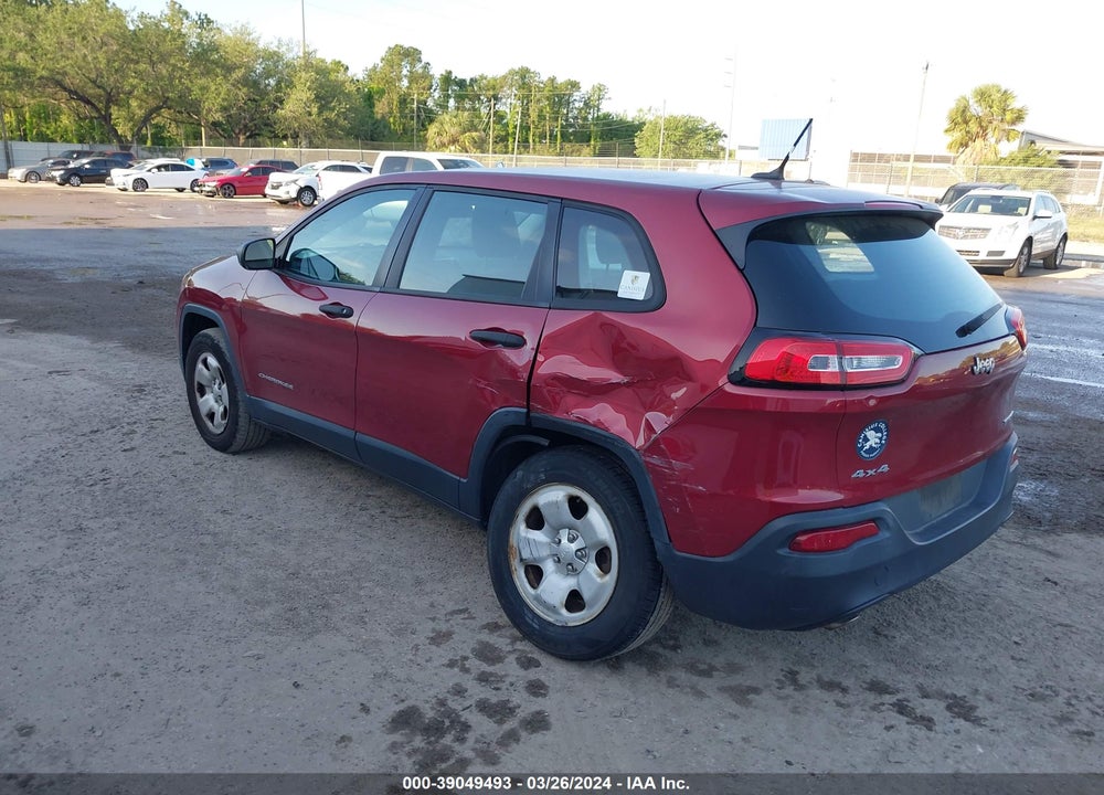2014 JEEP CHEROKEE SPORT VIN: 1C4PJMAB0EW141724