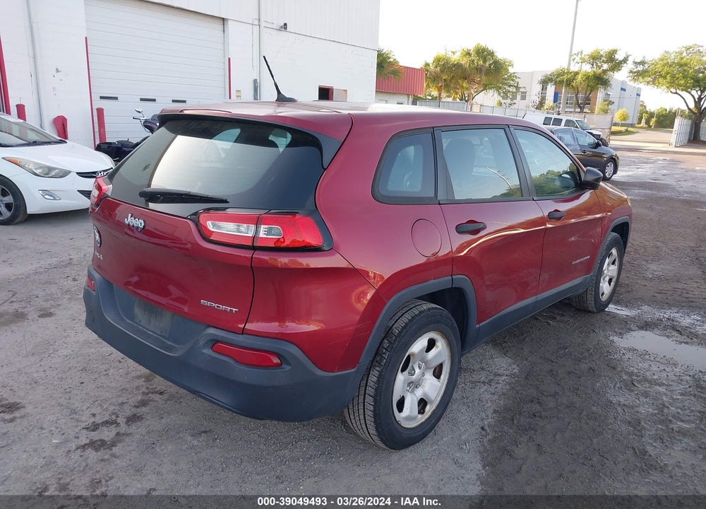 2014 JEEP CHEROKEE SPORT VIN: 1C4PJMAB0EW141724
