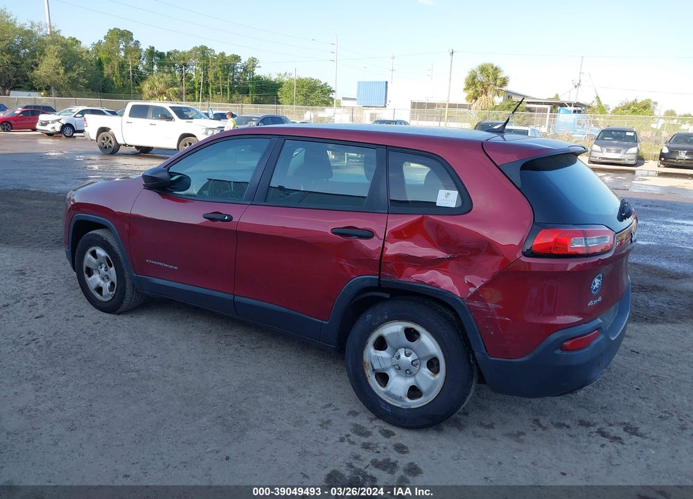 2014 JEEP CHEROKEE SPORT VIN: 1C4PJMAB0EW141724