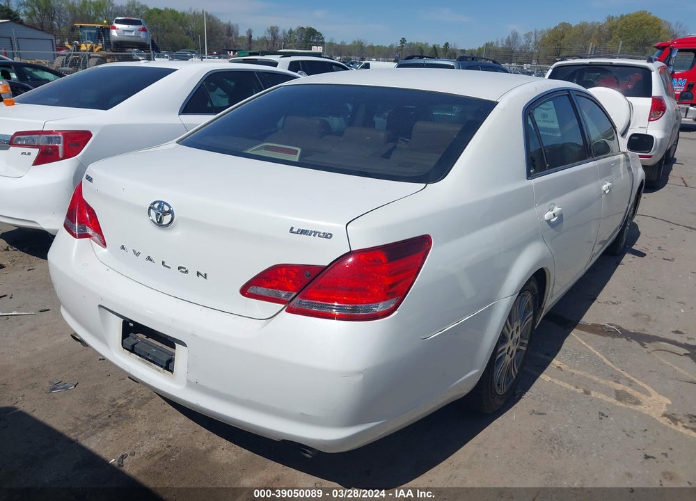 2005 TOYOTA AVALON LIMITED VIN: 4T1BK36B45U022186