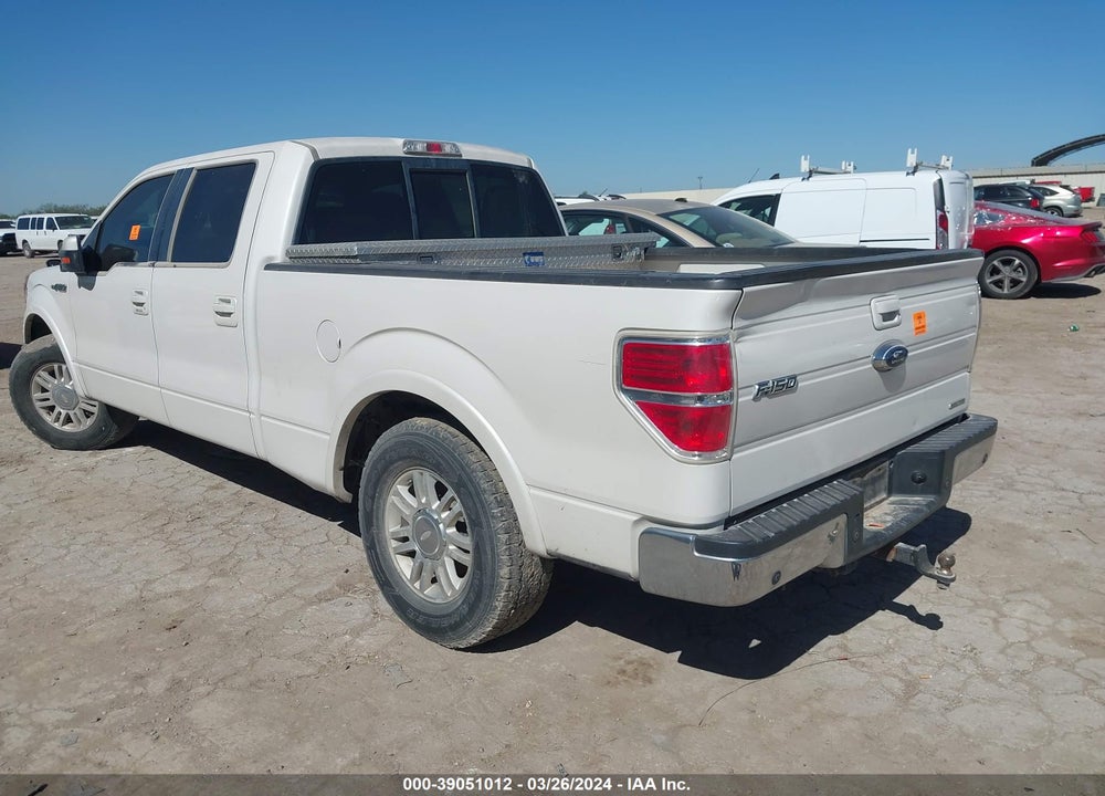 2013 FORD F-150 LARIAT VIN: 1FTFW1CFXDFC80012