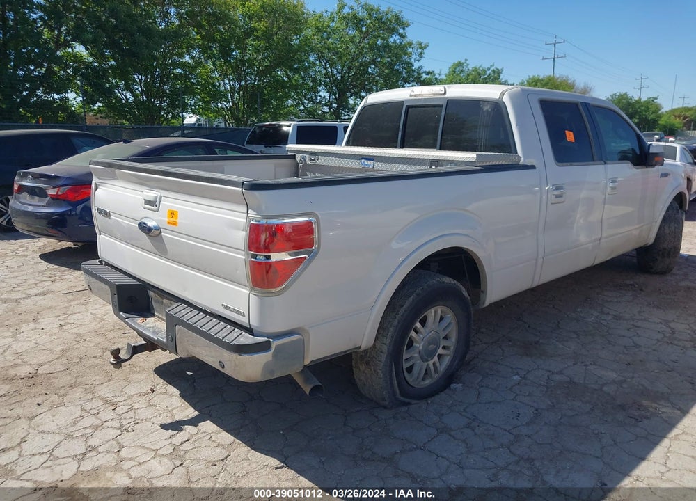 2013 FORD F-150 LARIAT VIN: 1FTFW1CFXDFC80012