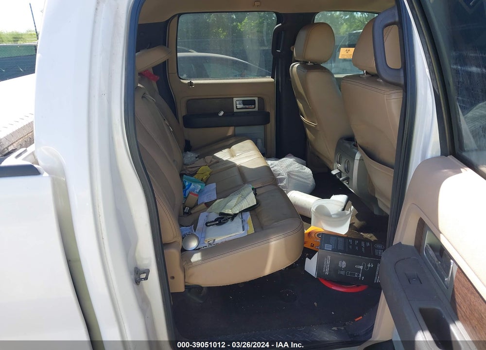 2013 FORD F-150 LARIAT VIN: 1FTFW1CFXDFC80012
