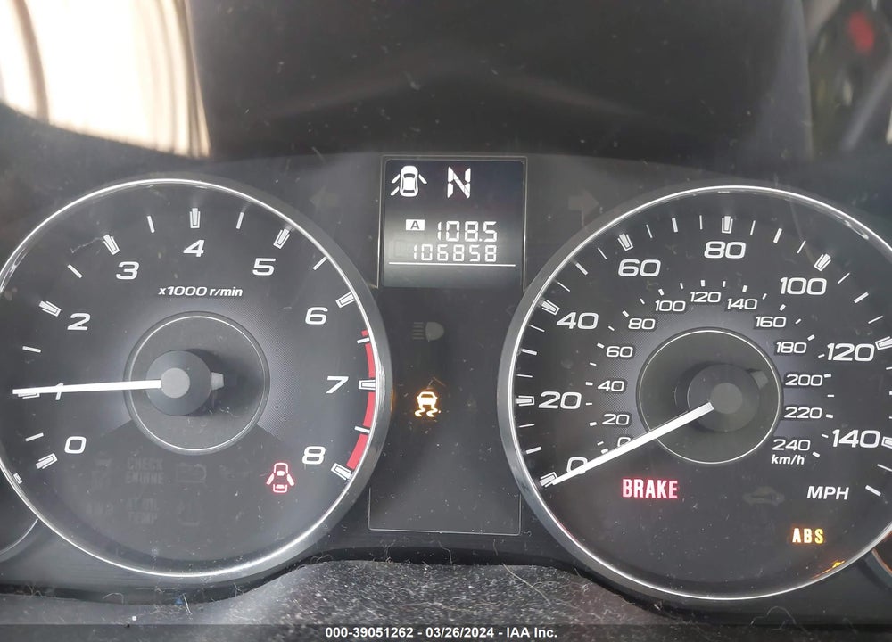 2011 SUBARU LEGACY 2.5I LIMITED VIN: 4S3BMBK67B3221266