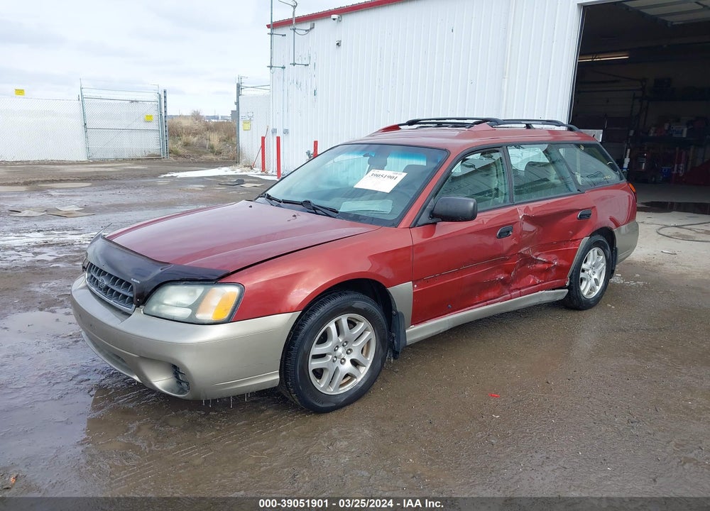 2004 SUBARU OUTBACK VIN: 4S3BH675447646676