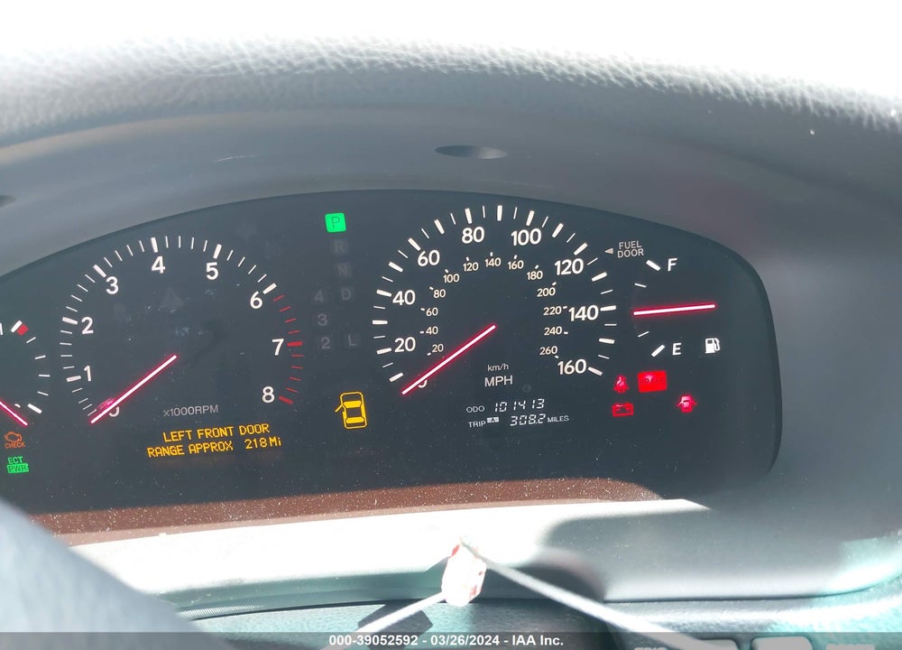 2001 LEXUS LS 430 VIN: JTHBN30F910035426