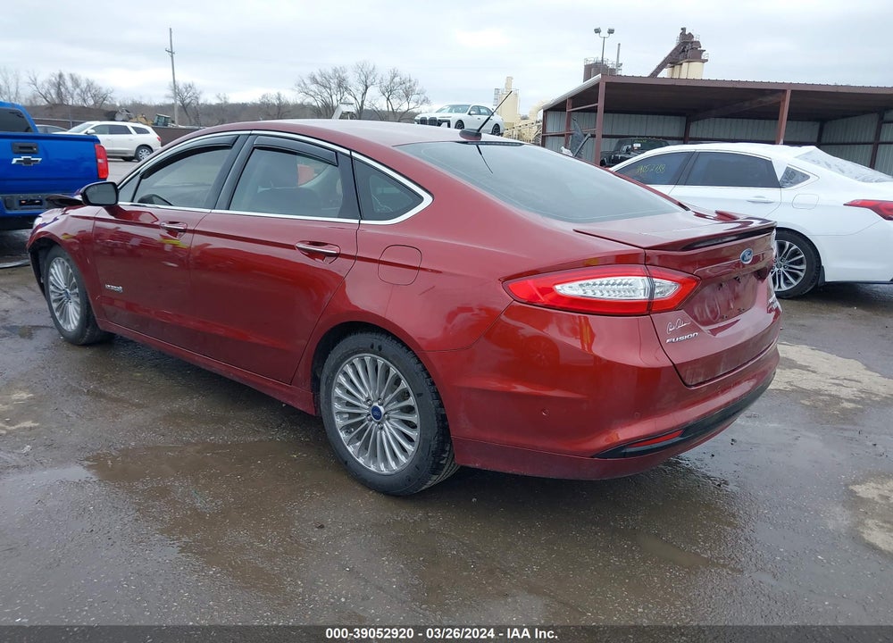 2014 FORD FUSION HYBRID TITANIUM VIN: 3FA6P0RU3ER324620