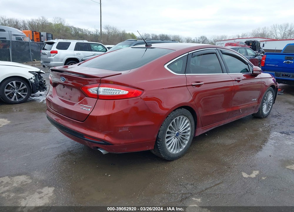 2014 FORD FUSION HYBRID TITANIUM VIN: 3FA6P0RU3ER324620
