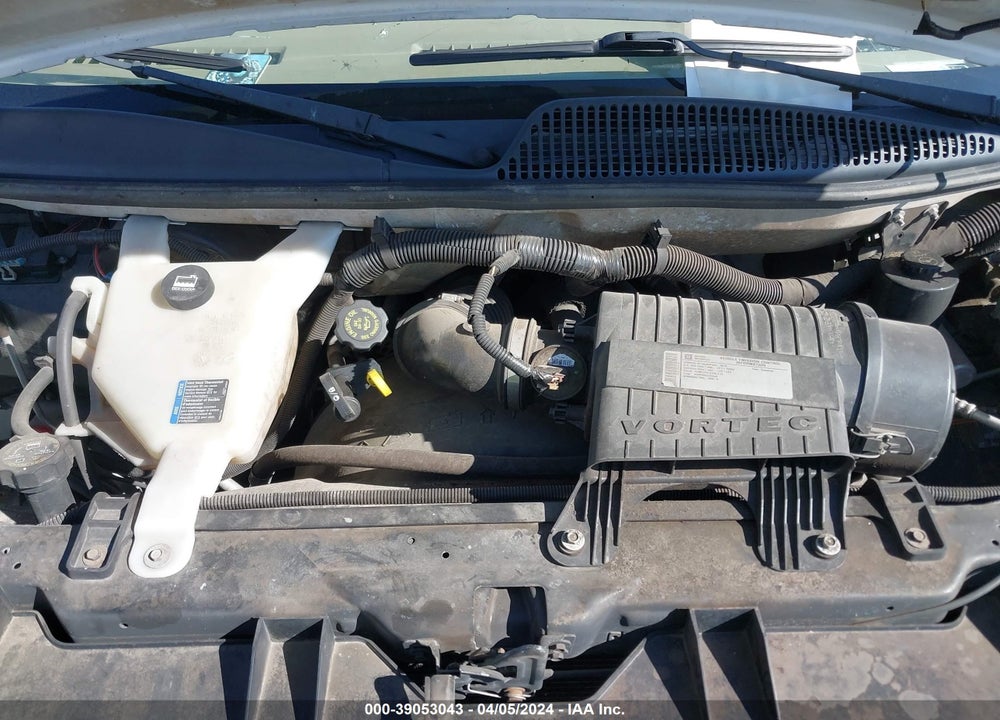 2010 CHEVROLET EXPRESS 1500 WORK VAN VIN: 1GCUGADX7A1179949