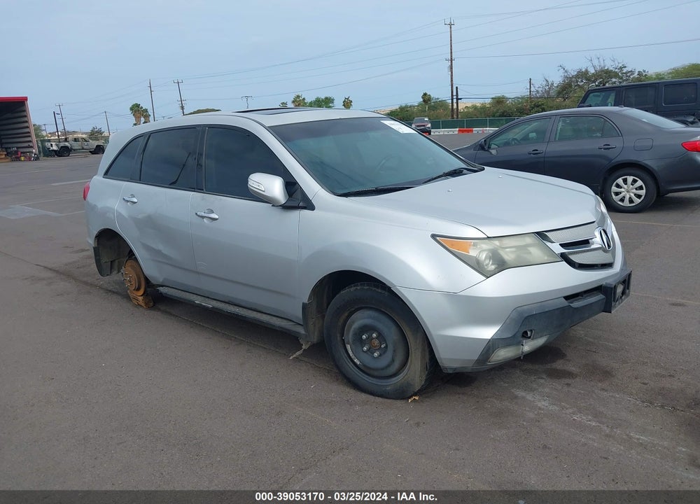 2007 ACURA MDX VIN: 2HNYD28207H525617