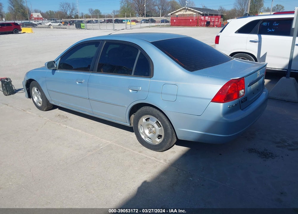 2003 HONDA CIVIC HYBRID VIN: JHMES96633S030634