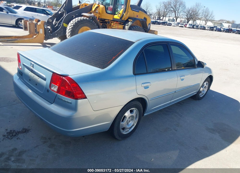 2003 HONDA CIVIC HYBRID VIN: JHMES96633S030634