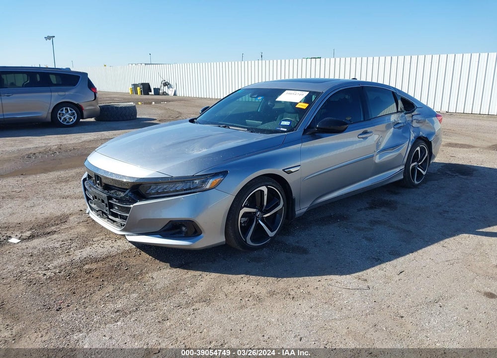 2022 HONDA ACCORD SPORT 2.0T VIN: 1HGCV2F33NA012030