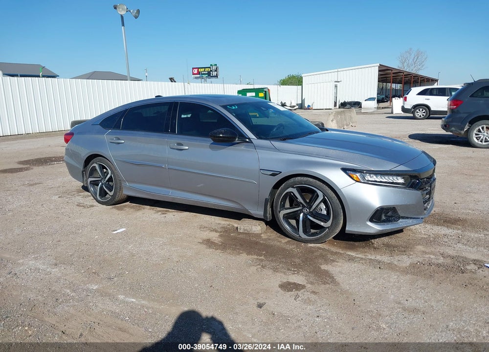 2022 HONDA ACCORD SPORT 2.0T VIN: 1HGCV2F33NA012030