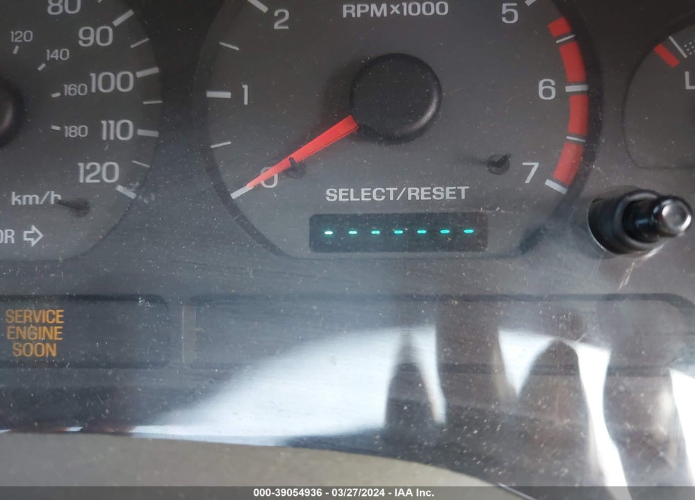 2000 FORD MUSTANG VIN: 1FAFP4040YF314553