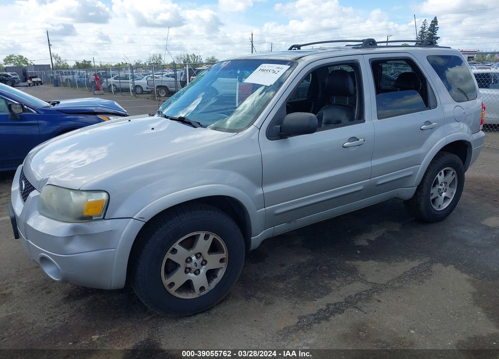 2005 FORD ESCAPE LIMITED VIN: 1FMYU04165KB19009