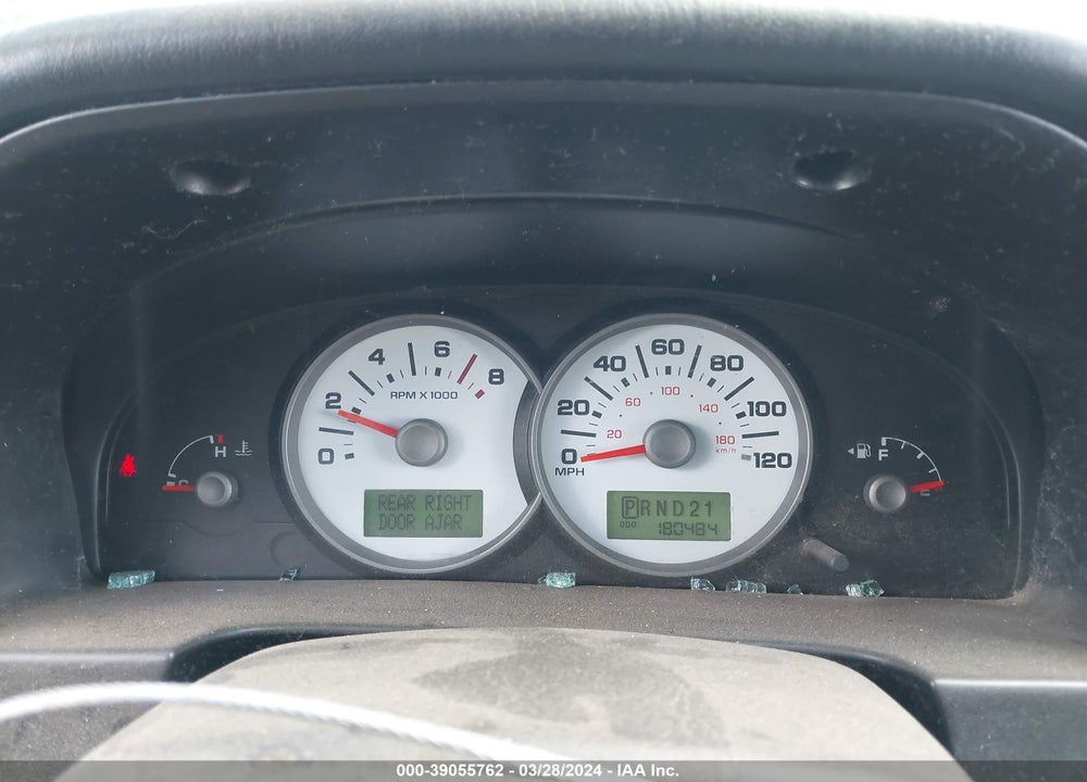 2005 FORD ESCAPE LIMITED VIN: 1FMYU04165KB19009