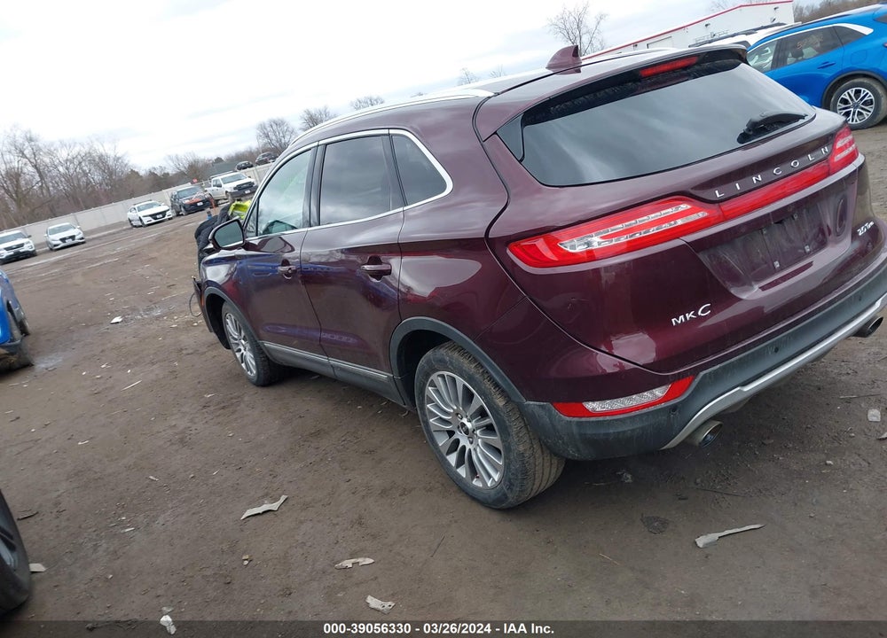 2017 LINCOLN MKC RESERVE VIN: 5LMCJ3D90HUL09128