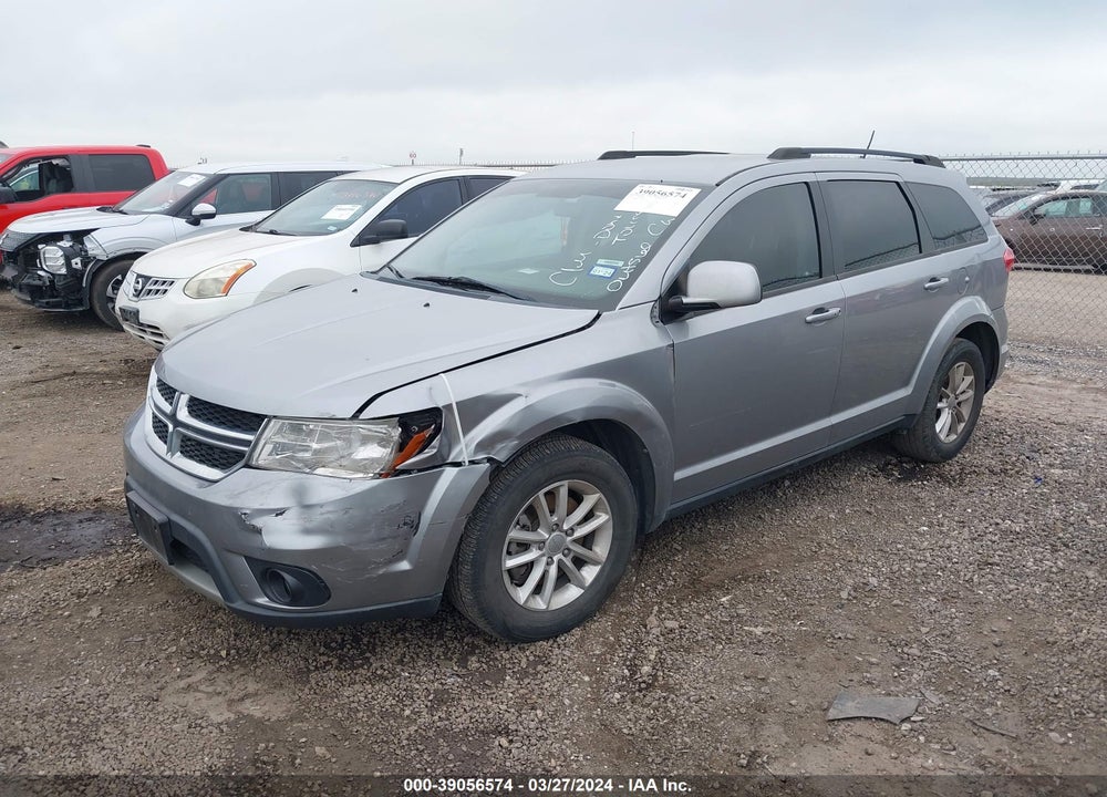 2016 DODGE JOURNEY SXT VIN: 3C4PDCBB0GT146947