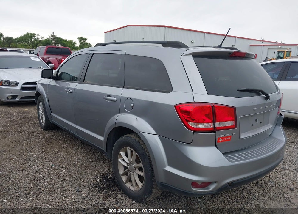 2016 DODGE JOURNEY SXT VIN: 3C4PDCBB0GT146947