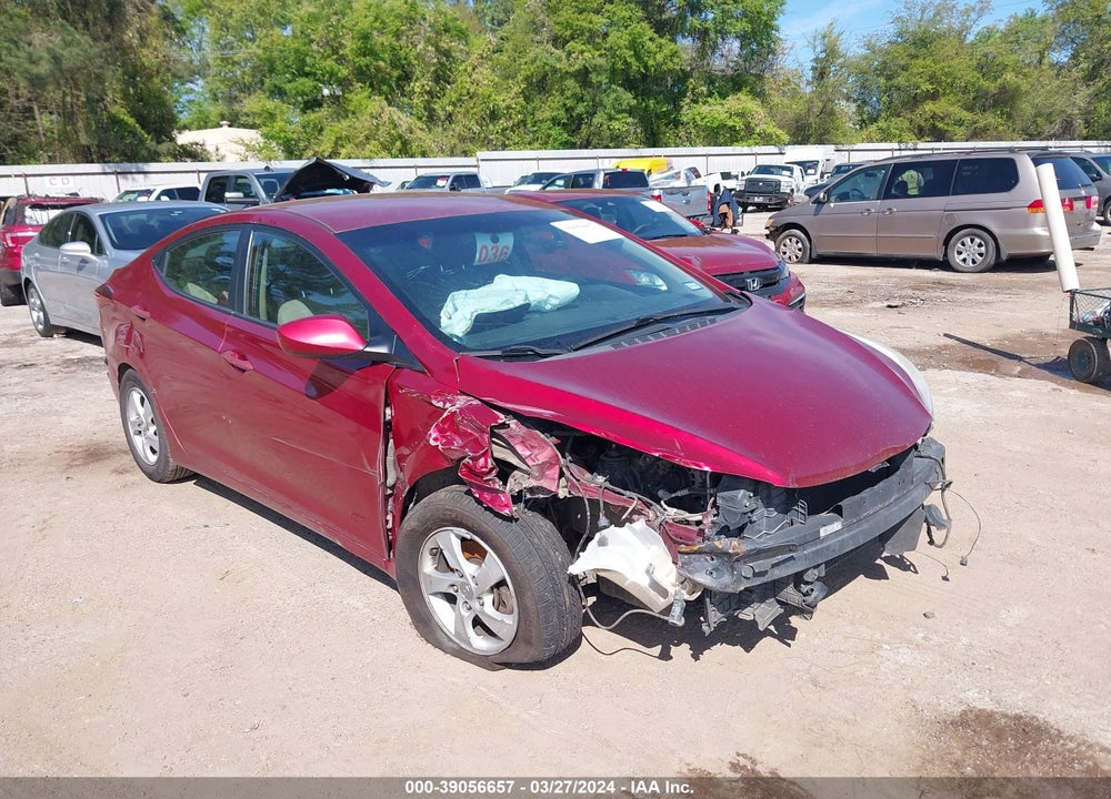 2015 HYUNDAI ELANTRA SE VIN: 5NPDH4AEXFH608910