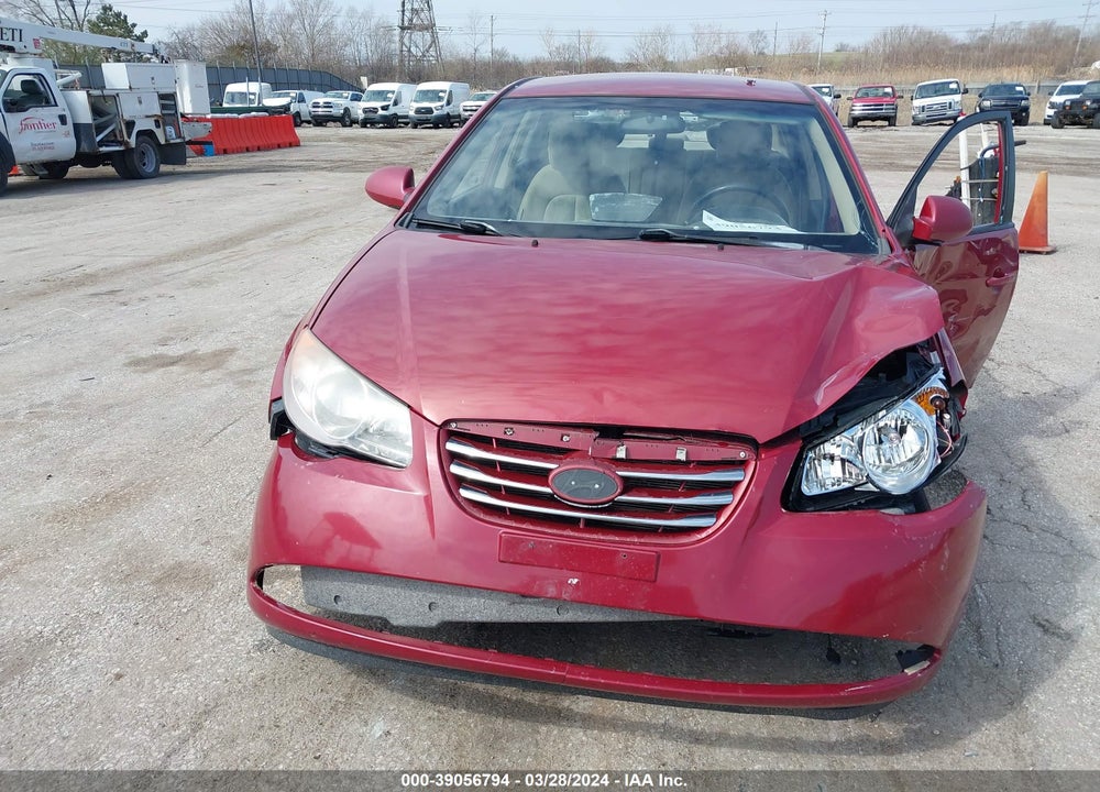 2010 HYUNDAI ELANTRA GLS VIN: KMHDU4AD8AU884709