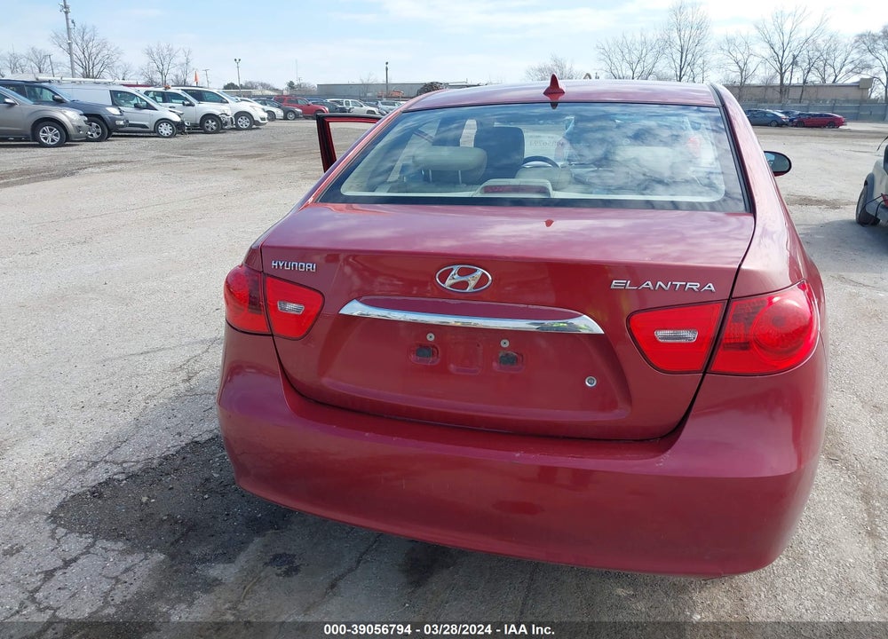 2010 HYUNDAI ELANTRA GLS VIN: KMHDU4AD8AU884709