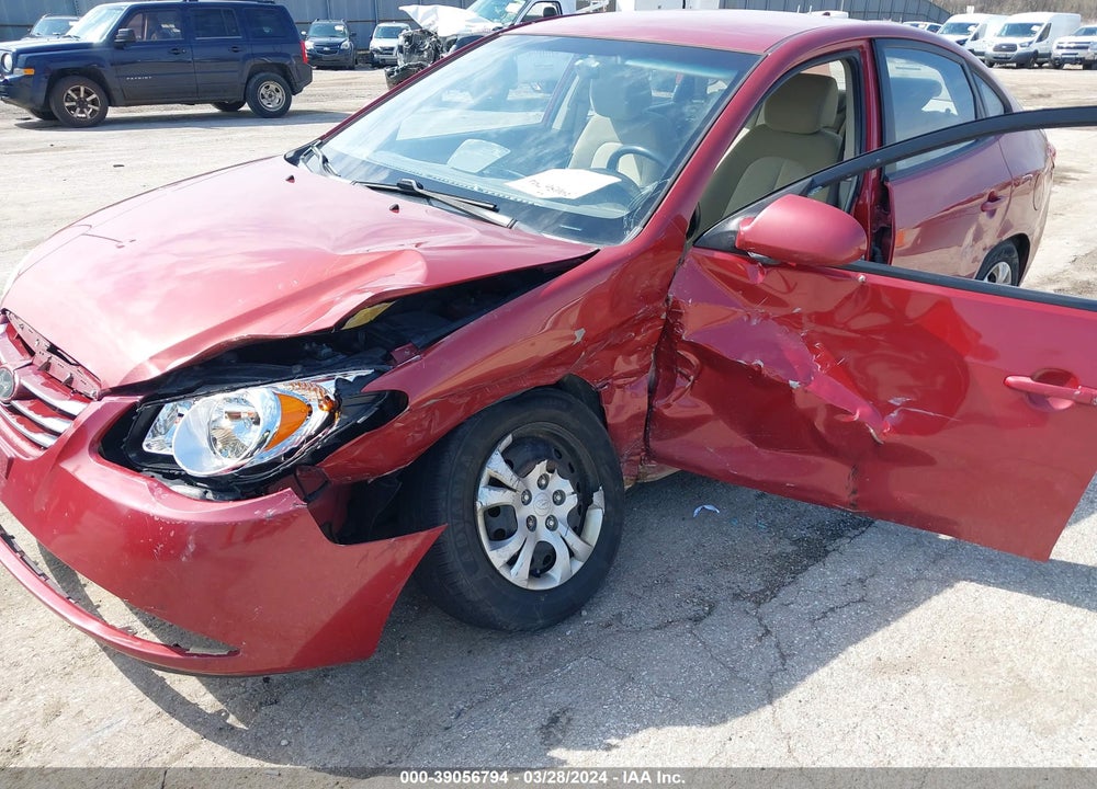 2010 HYUNDAI ELANTRA GLS VIN: KMHDU4AD8AU884709