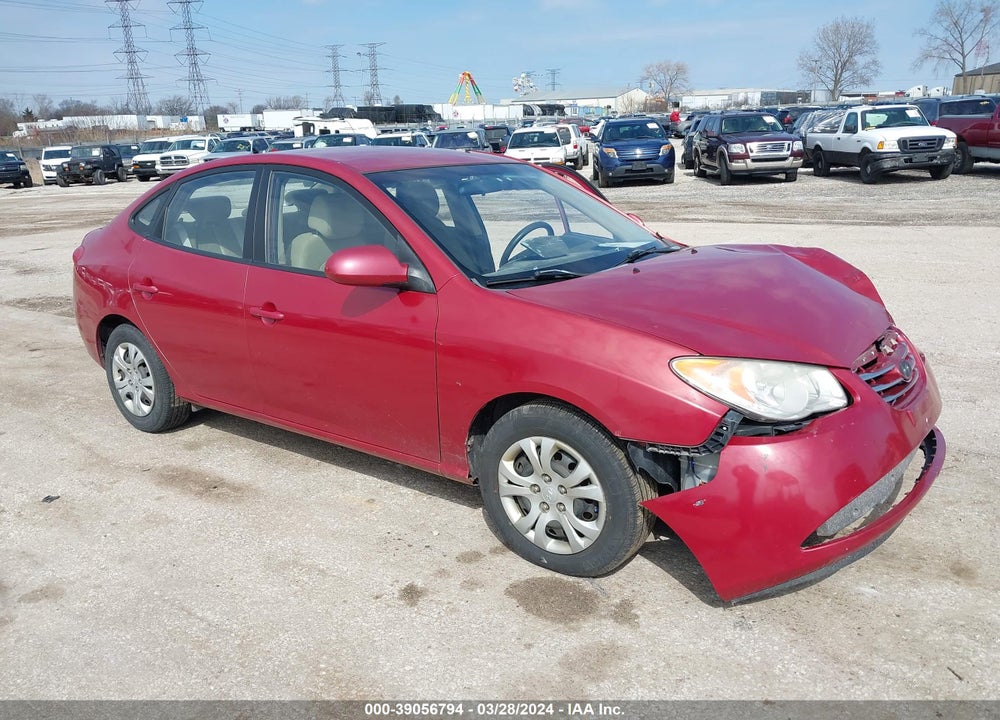 2010 HYUNDAI ELANTRA GLS VIN: KMHDU4AD8AU884709