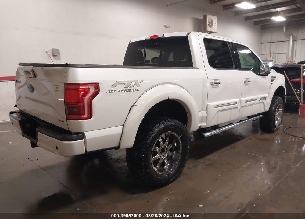 2015 FORD F-150 LARIAT VIN: 1FTEW1EFXFKD99567