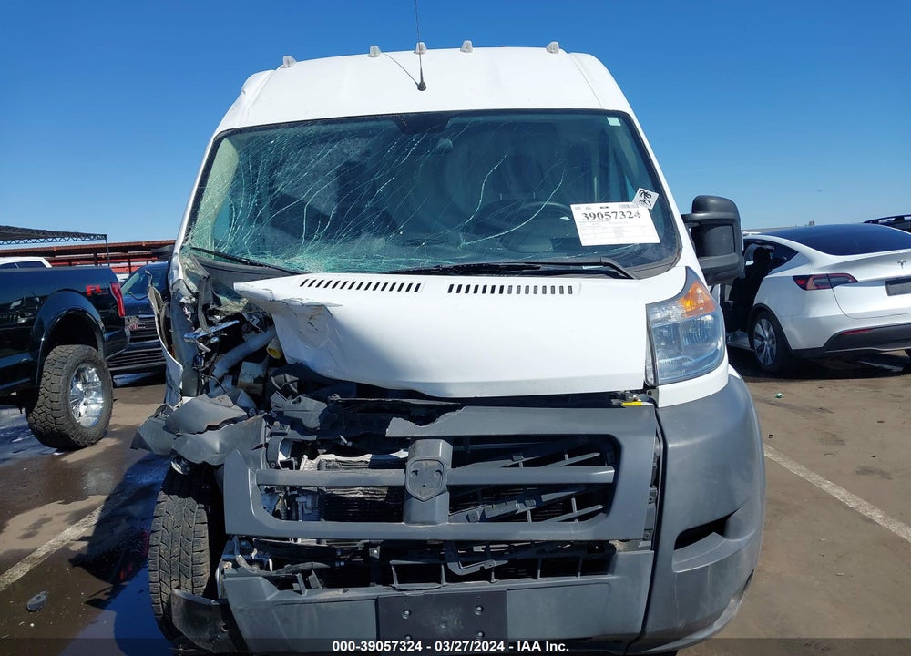 2017 RAM PROMASTER 2500 HIGH ROOF 159 WB VIN: 3C6TRVDG9HE537807