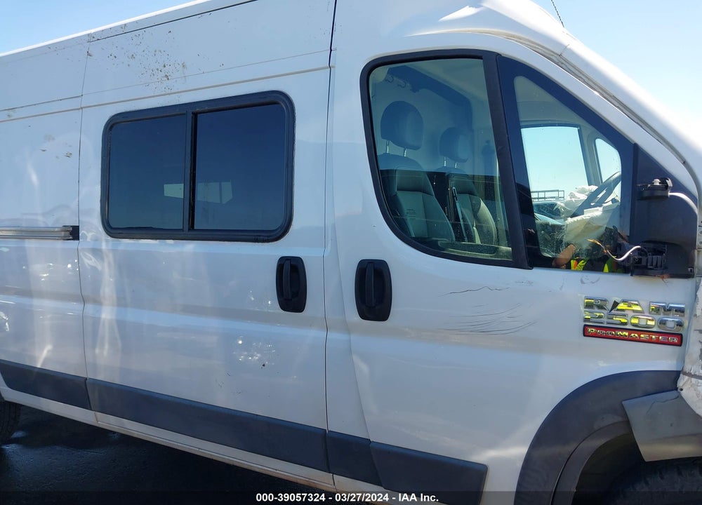 2017 RAM PROMASTER 2500 HIGH ROOF 159 WB VIN: 3C6TRVDG9HE537807