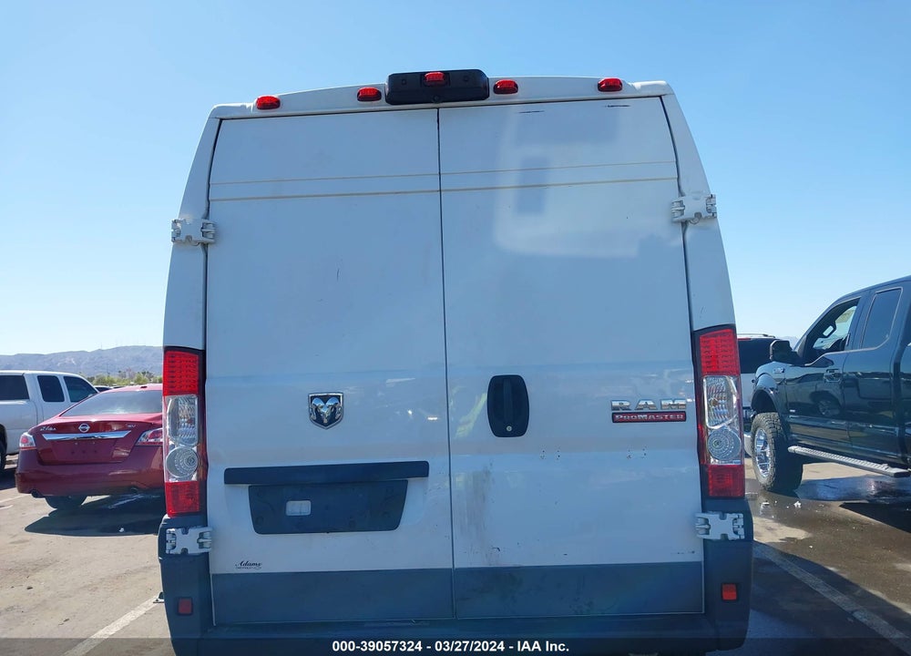 2017 RAM PROMASTER 2500 HIGH ROOF 159 WB VIN: 3C6TRVDG9HE537807