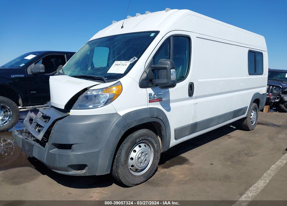2017 RAM PROMASTER 2500 HIGH ROOF 159 WB VIN: 3C6TRVDG9HE537807
