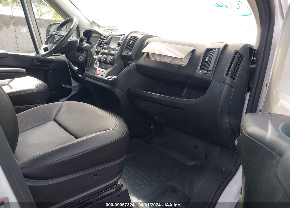 2017 RAM PROMASTER 2500 HIGH ROOF 159 WB VIN: 3C6TRVDG9HE537807