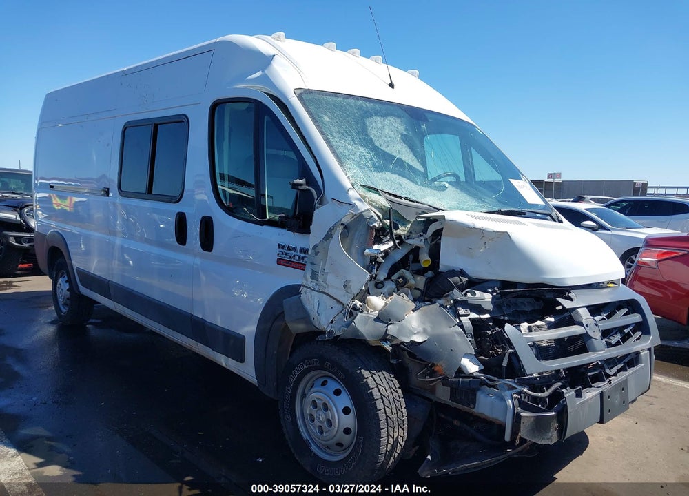 2017 RAM PROMASTER 2500 HIGH ROOF 159 WB VIN: 3C6TRVDG9HE537807