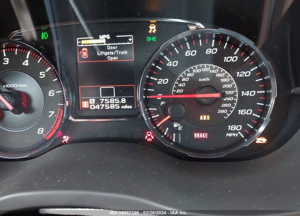 2020 SUBARU WRX PREMIUM VIN: JF1VA1C61L9827147