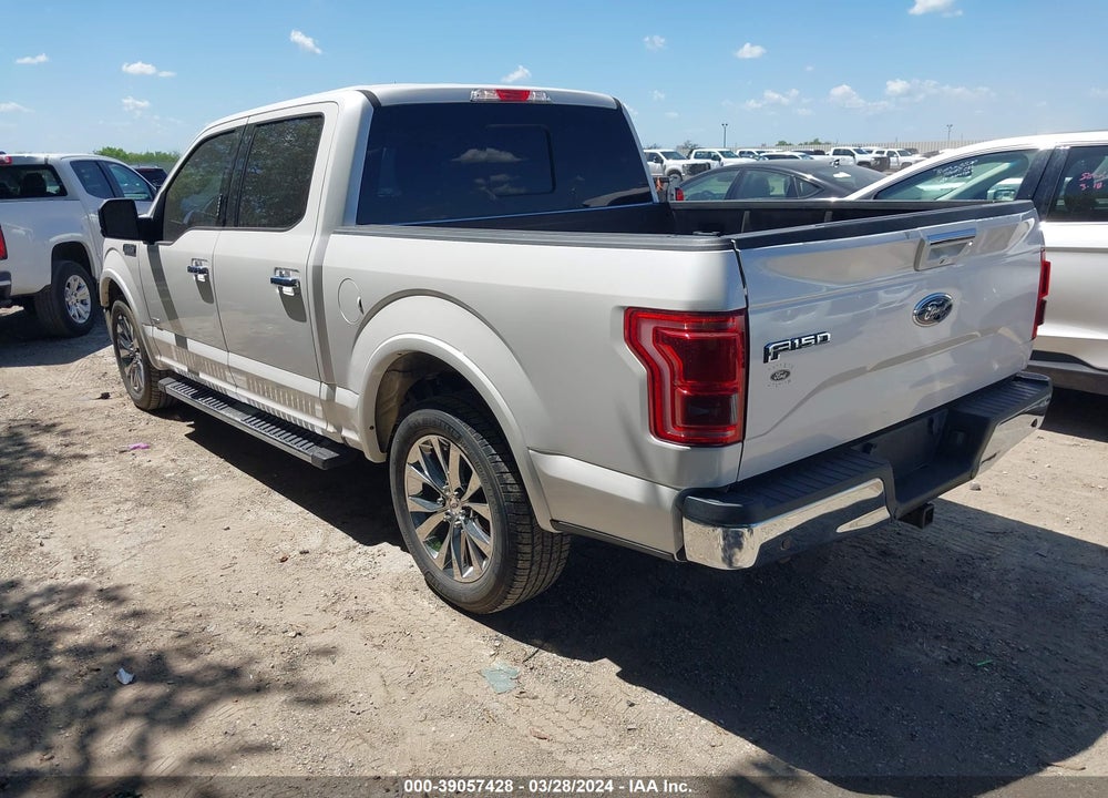 2017 FORD F-150 LARIAT VIN: 1FTEW1CGXHKC62000