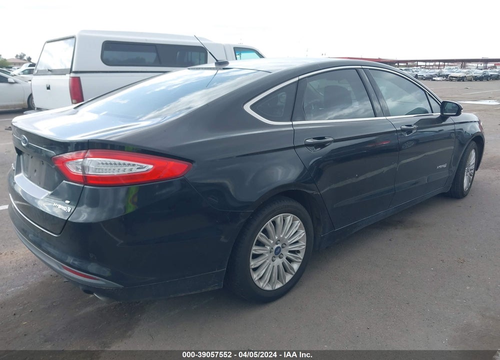 2013 FORD FUSION HYBRID SE VIN: 3FA6P0LU1DR344792