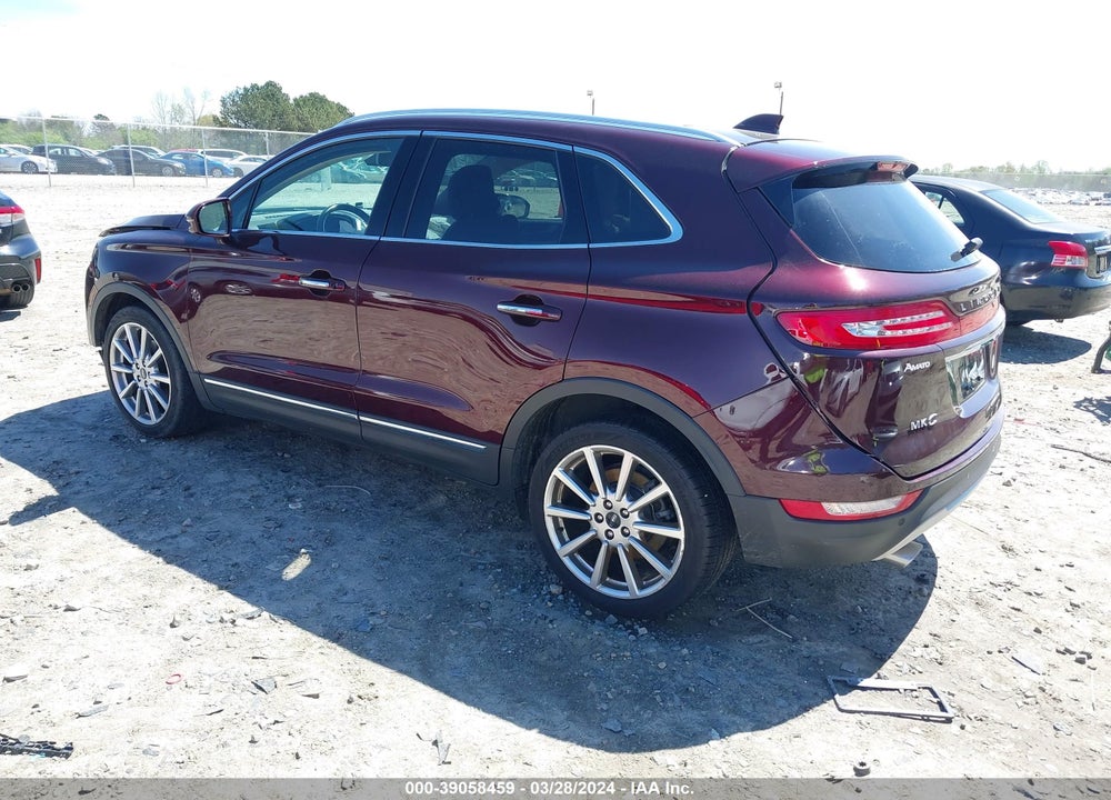 2019 LINCOLN MKC RESERVE VIN: 5LMCJ3C99KUL08228