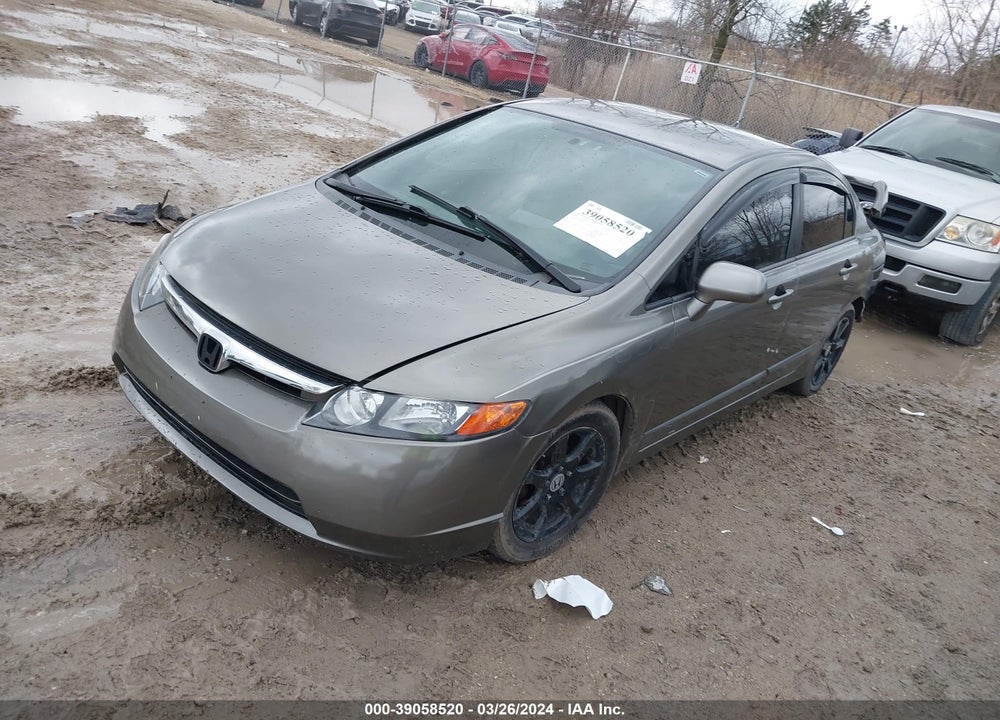 2006 HONDA CIVIC LX VIN: 1HGFA16516L123539