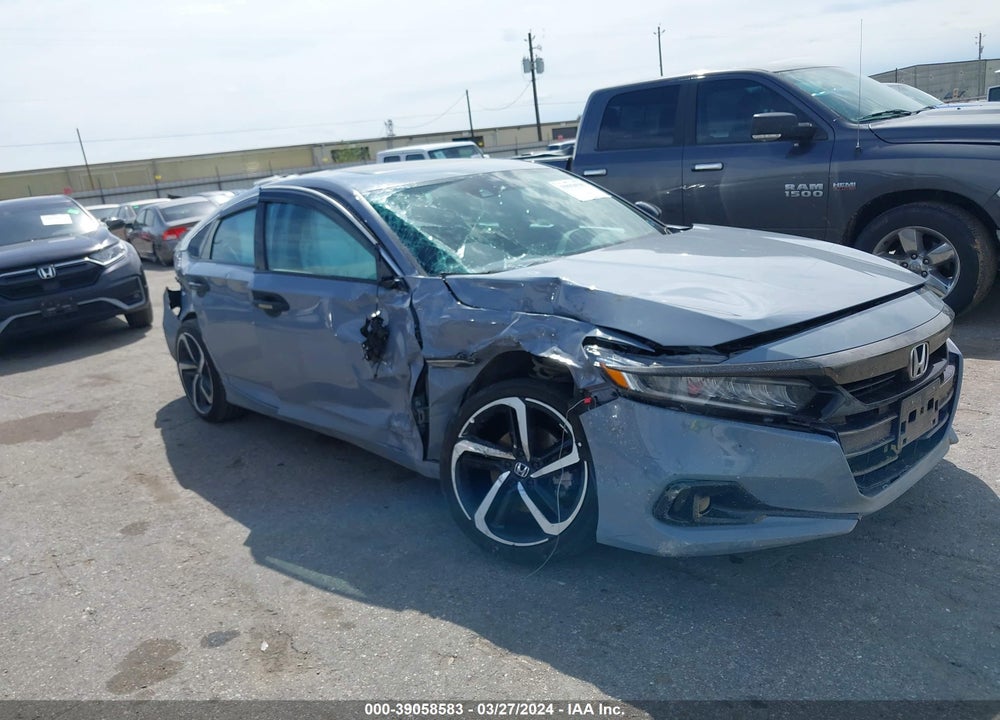 2021 HONDA ACCORD SPORT 2.0T VIN: 1HGCV2F33MA002659