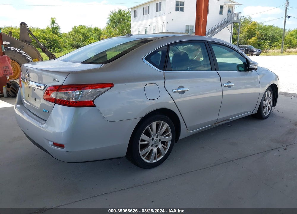 2013 NISSAN SENTRA SL VIN: 3N1AB7AP3DL733478