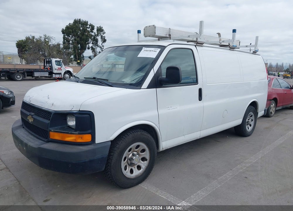 2012 CHEVROLET EXPRESS 1500 WORK VAN VIN: 1GCSGAFX4C1141490