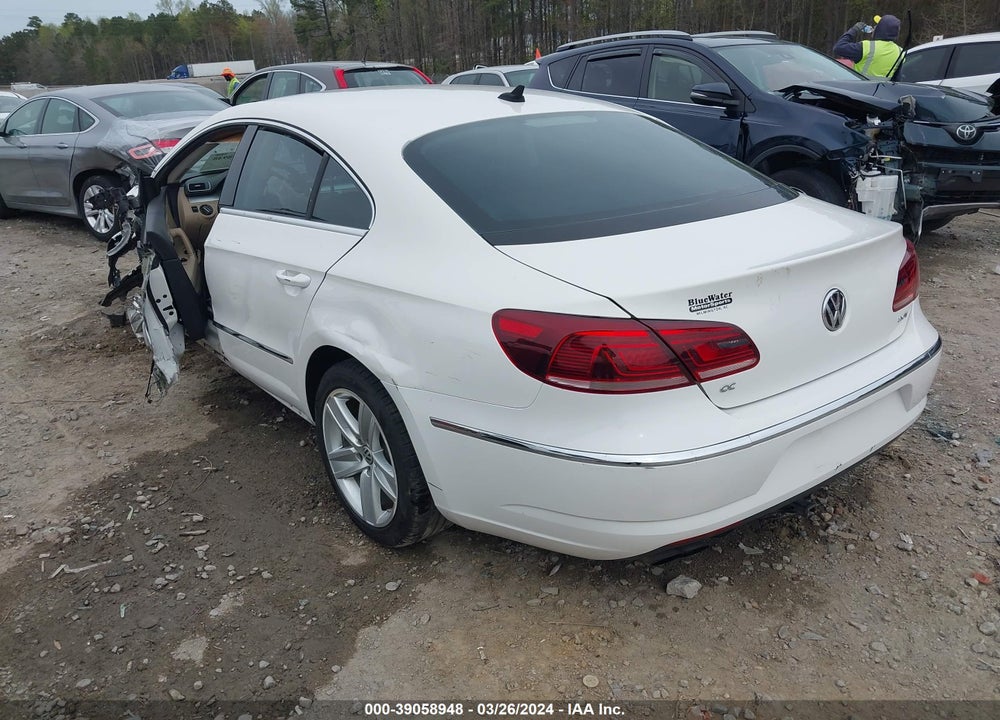 2013 VOLKSWAGEN CC 2.0T SPORT VIN: WVWBP7ANXDE533490