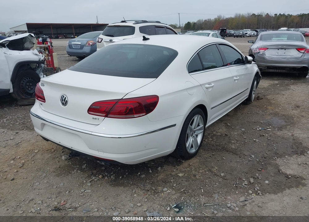 2013 VOLKSWAGEN CC 2.0T SPORT VIN: WVWBP7ANXDE533490