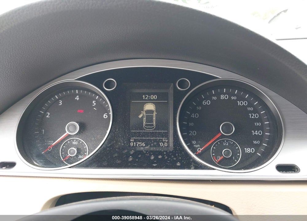 2013 VOLKSWAGEN CC 2.0T SPORT VIN: WVWBP7ANXDE533490