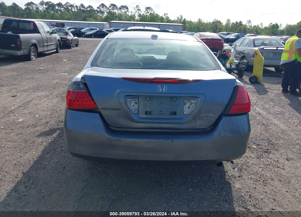 2007 HONDA ACCORD VIN: 1HGCM56777A092507