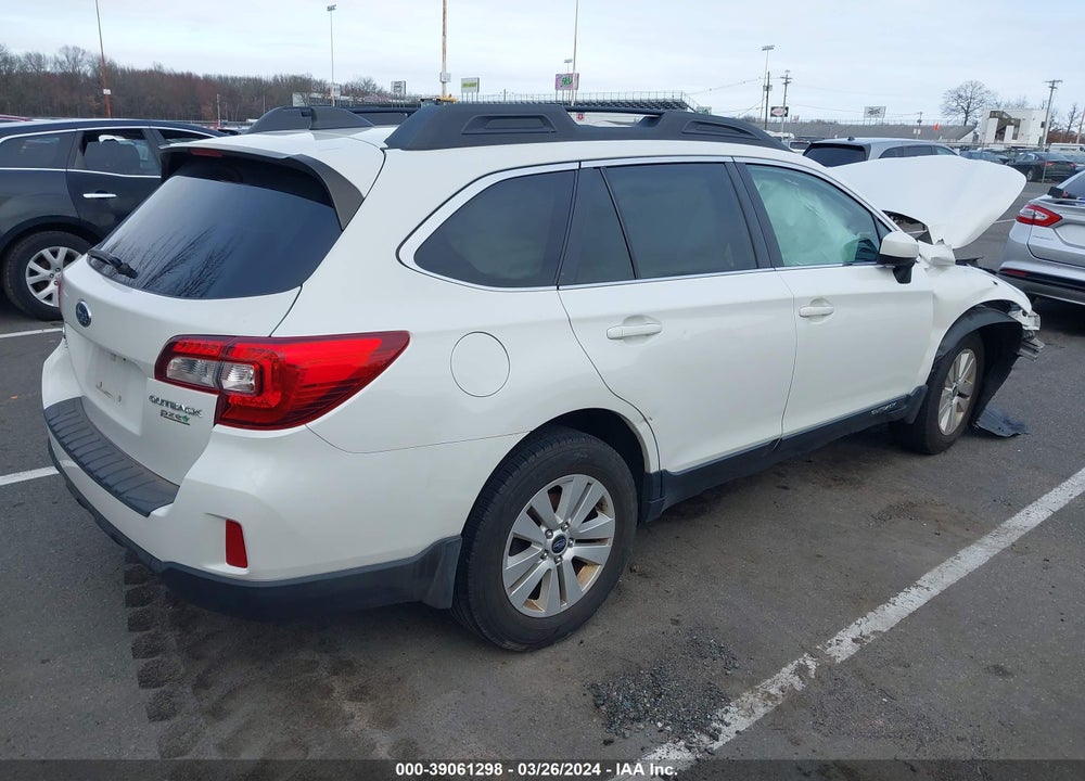 2017 SUBARU OUTBACK 2.5I PREMIUM VIN: 4S4BSACC1H3393138